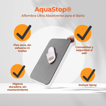 Alfombra para baño ultra absorvente
