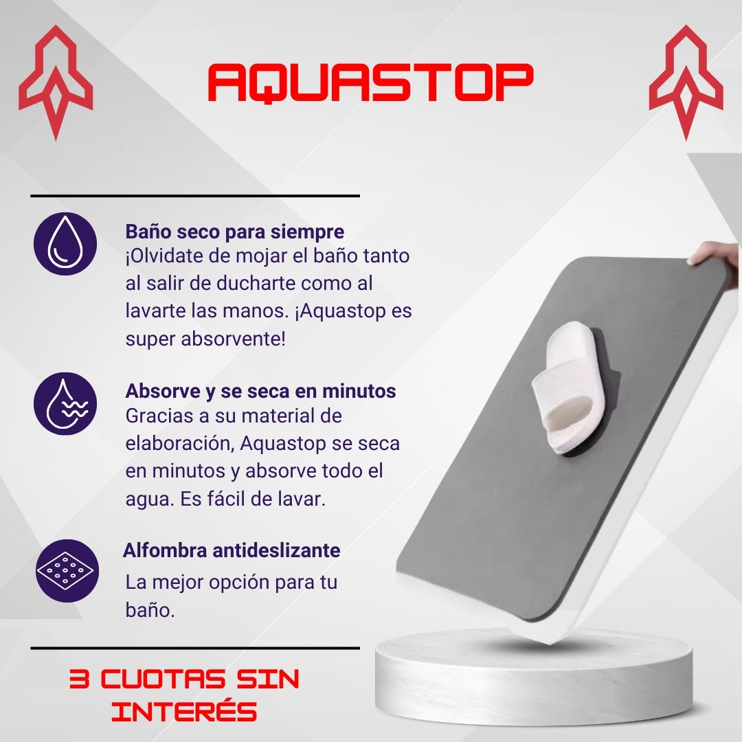 Alfombra para baño ultra absorvente
