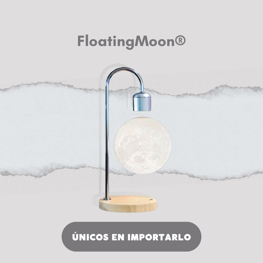 Velador innovador con estética de luna