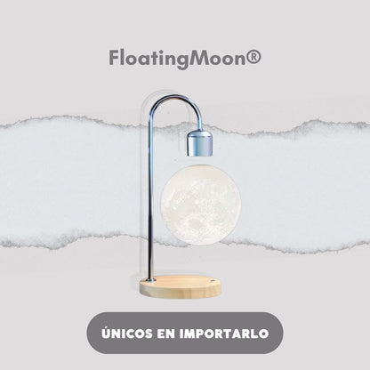 Velador innovador con estética de luna